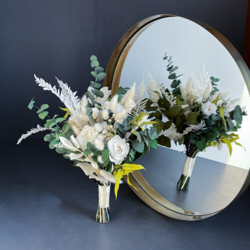 Pruudikimp 'BOHO' kausäilivatest lilledest