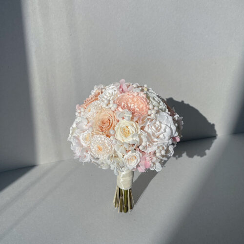 Pruudikimp 'CHAMPAGNE' kausäilivatest lilledest