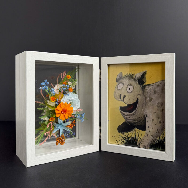 Pildiraam 'BRIGHT SPLASH' uinuvate õitega