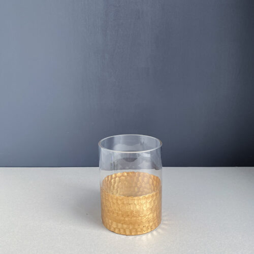 Klaasvaas 'CYLINDER HONEY 15 cm'