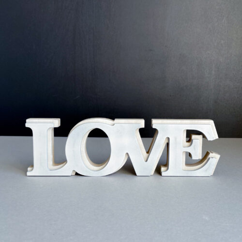 Dekoratsioon 'LOVE 9 cm W'