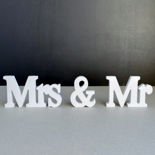 Tähed 'MR & MRS 8 cm'