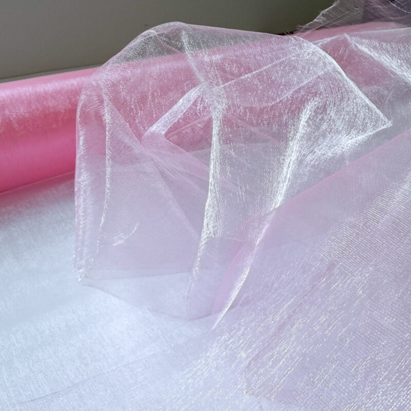 Kangas 'BABY PINK ORGANZA 0.7 m x 41 m' - Image 2